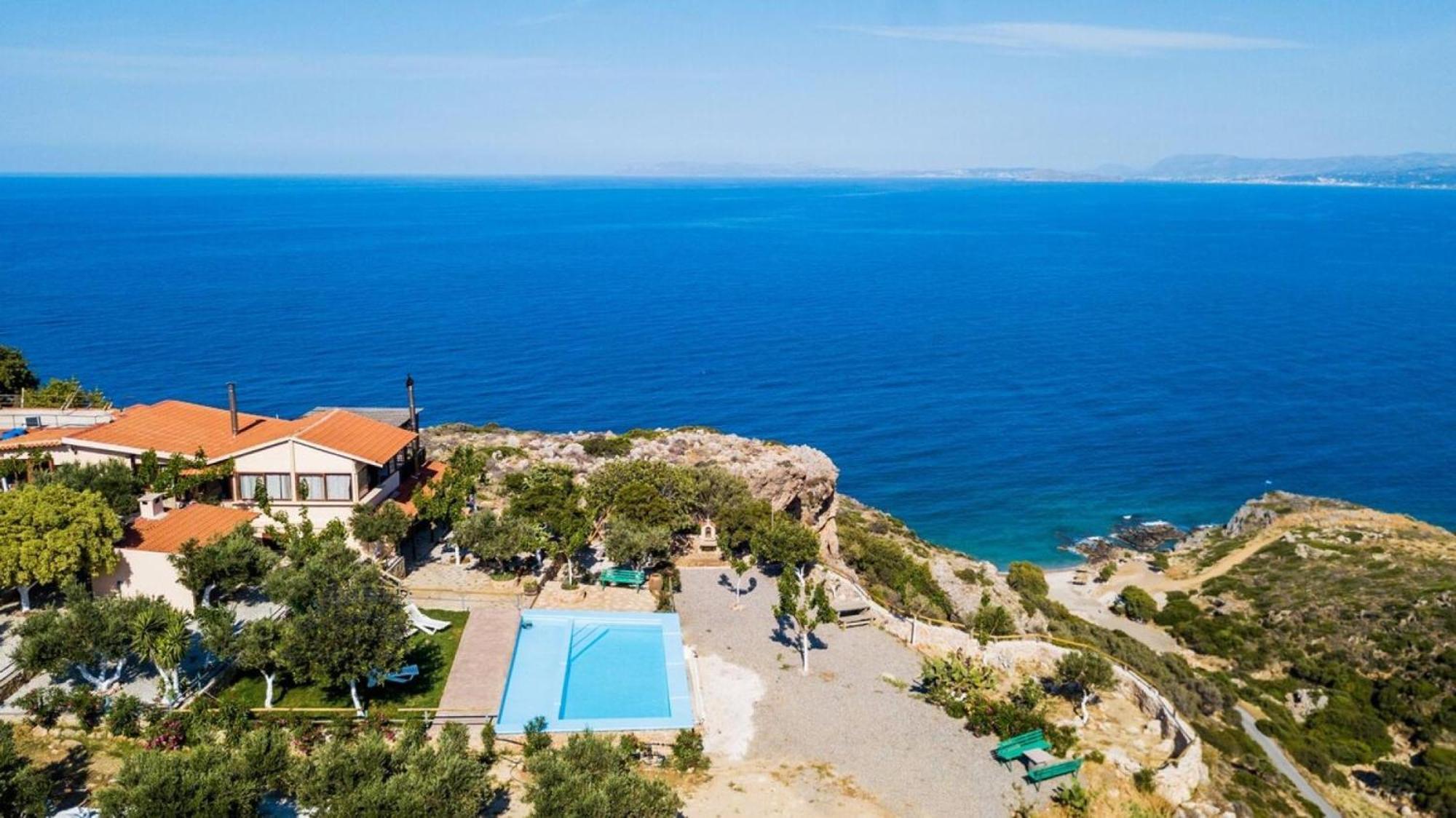 Villa Akrolithos With Private Pool خانيا المظهر الخارجي الصورة