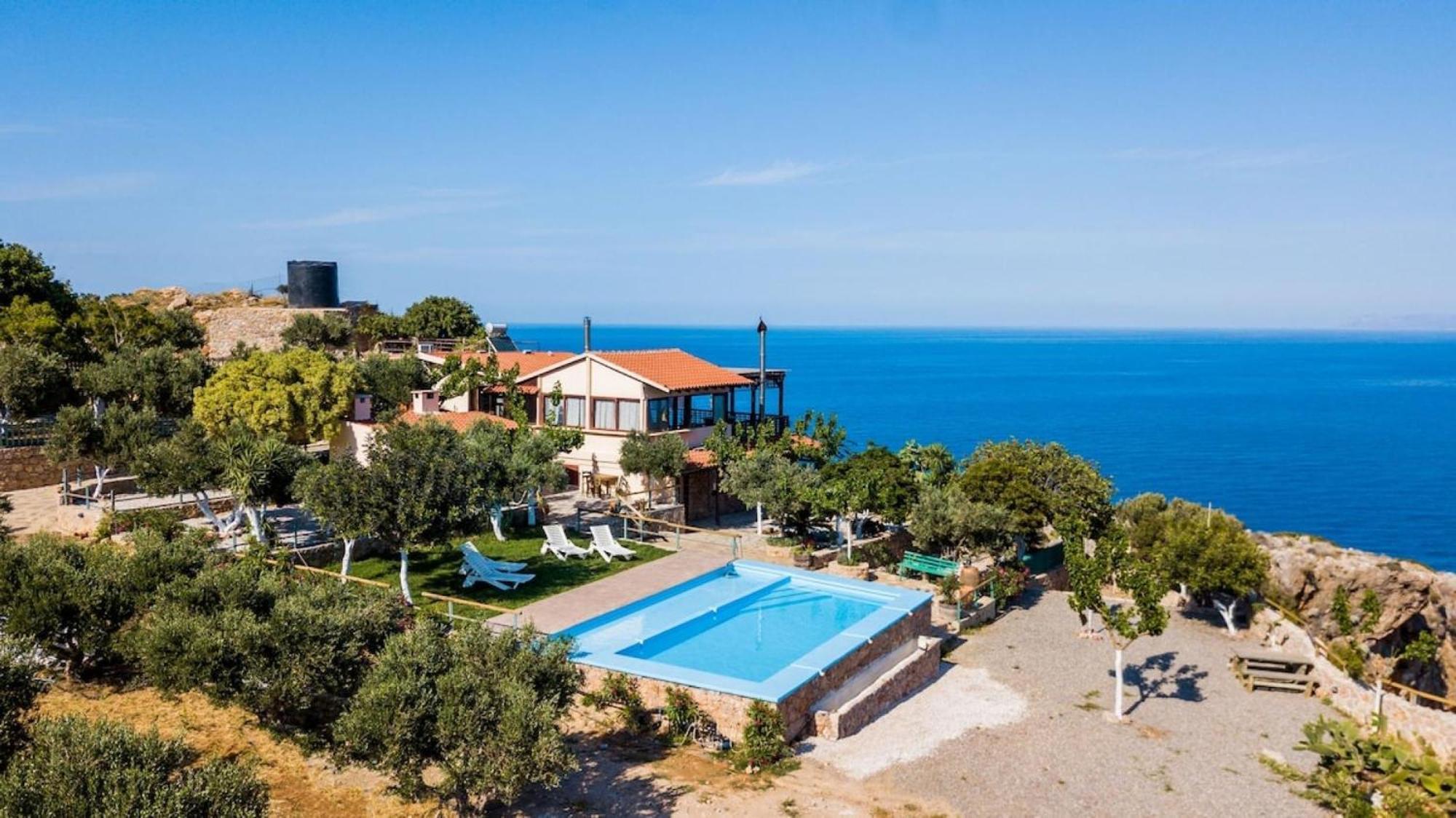 Villa Akrolithos With Private Pool خانيا المظهر الخارجي الصورة