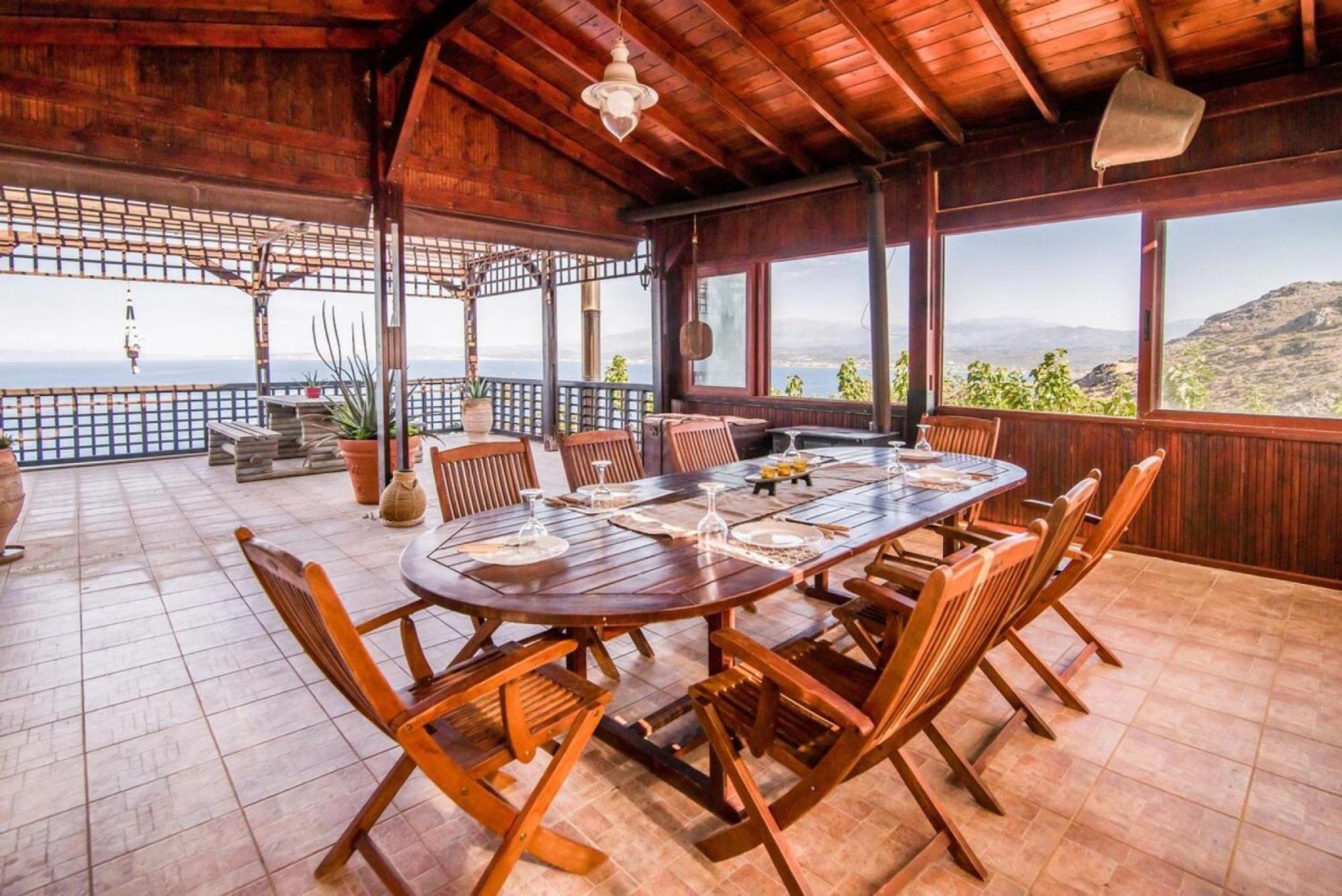 Villa Akrolithos With Private Pool خانيا المظهر الخارجي الصورة